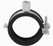 Quick Locking Pipe Clamp With Rubber One Screw Fixing Type A